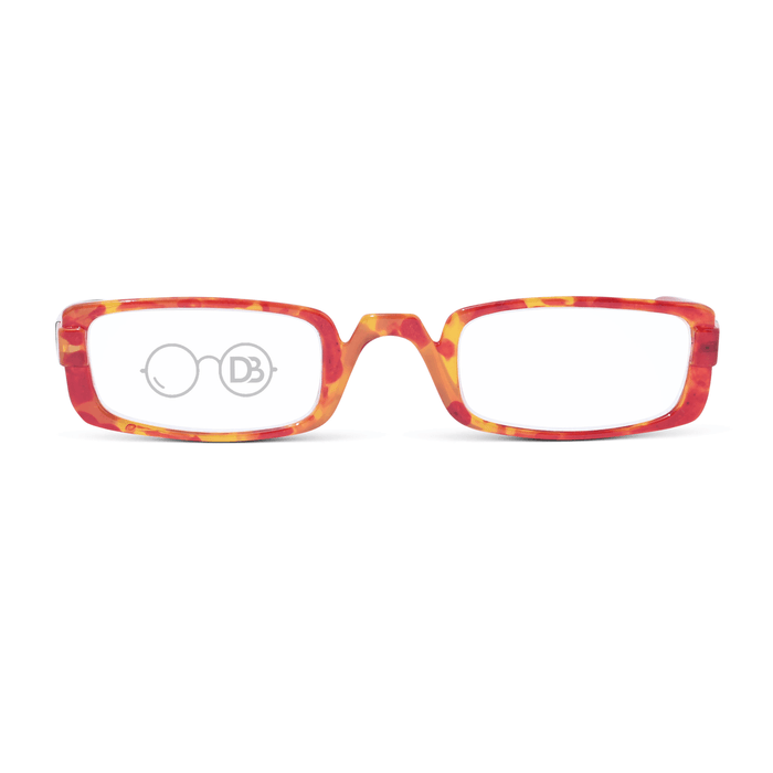 DebSpecs High Power Half Eye Reading Glasses pa3339clsp 1 Red Tortoise front view