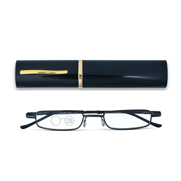 DebSpecs Compact Wire Rectangle Readers with Case pa0013 Black Case 1280 1280