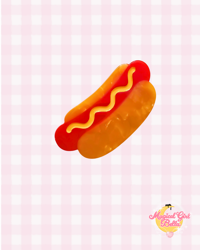 Hot Dog Hair Clip