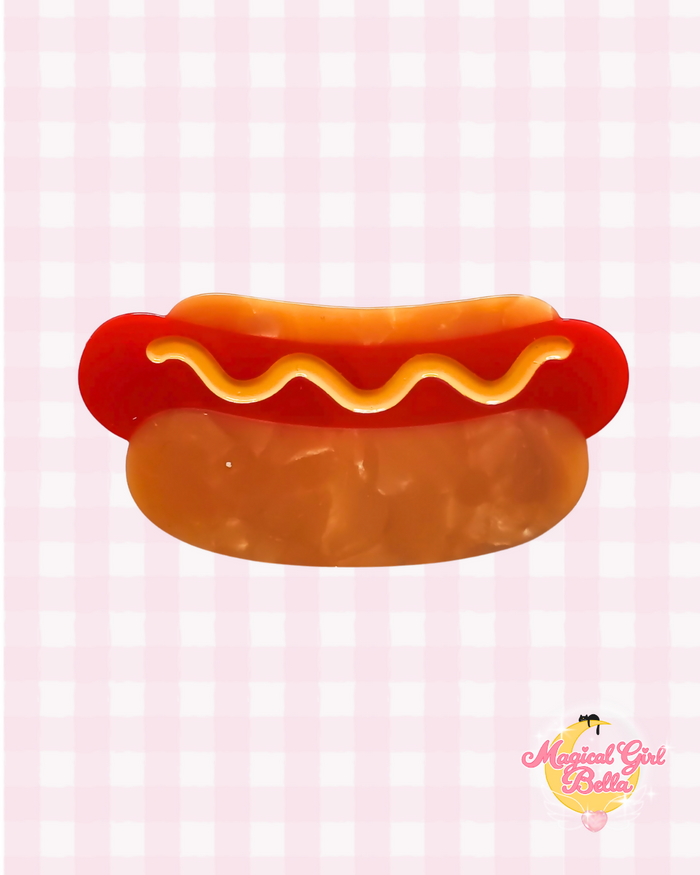 Hot Dog Hair Clip