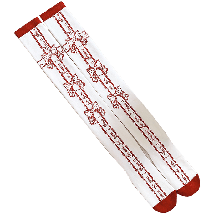 I Have A Present For You Over The Knee Socks - Lolita Collective