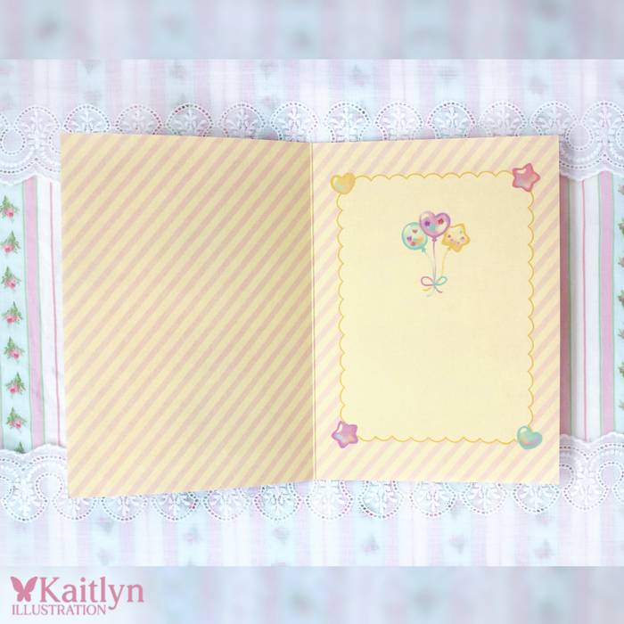 Ice Cream Cake Birthday Card