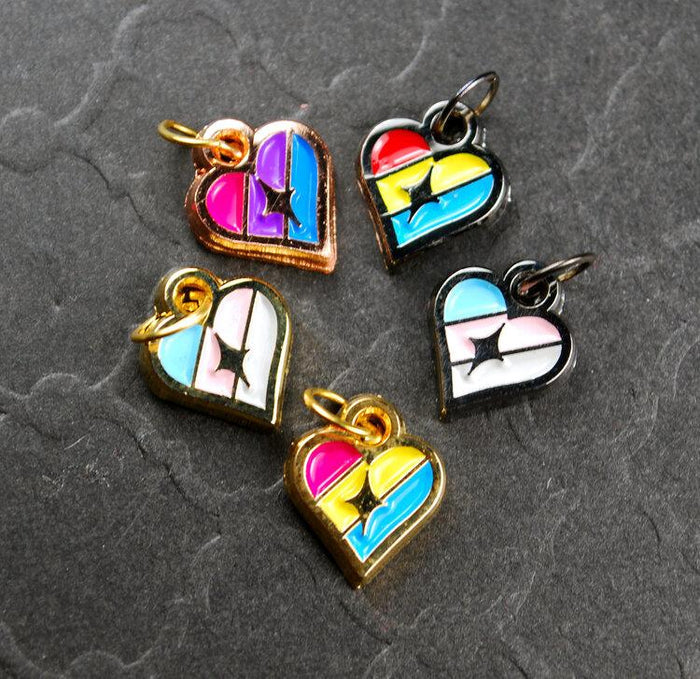 Infinite Pride Flag Pin - Bi-Rose Gold - Lolita Collective