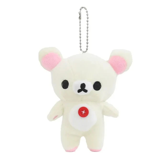 Kawaii Rilakkuma Plush Bear Keychain
