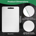 Kitchen Stainless Steel Food Grade Cutting Board