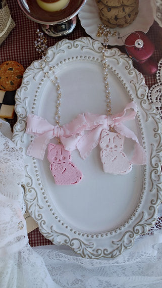 Kitten Cookie Necklace