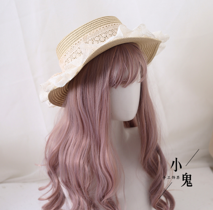 Lace Bow Sun Hat