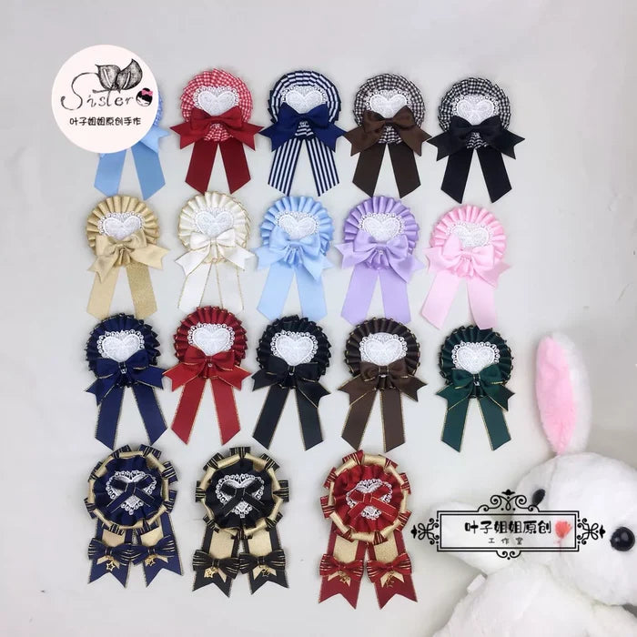 Lace Heart Rosette