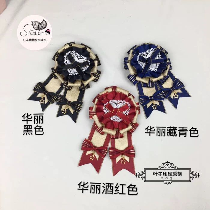 Lace Heart Rosette