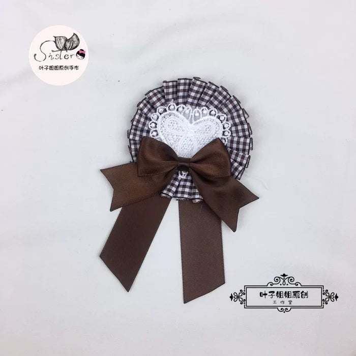 Lace Heart Rosette