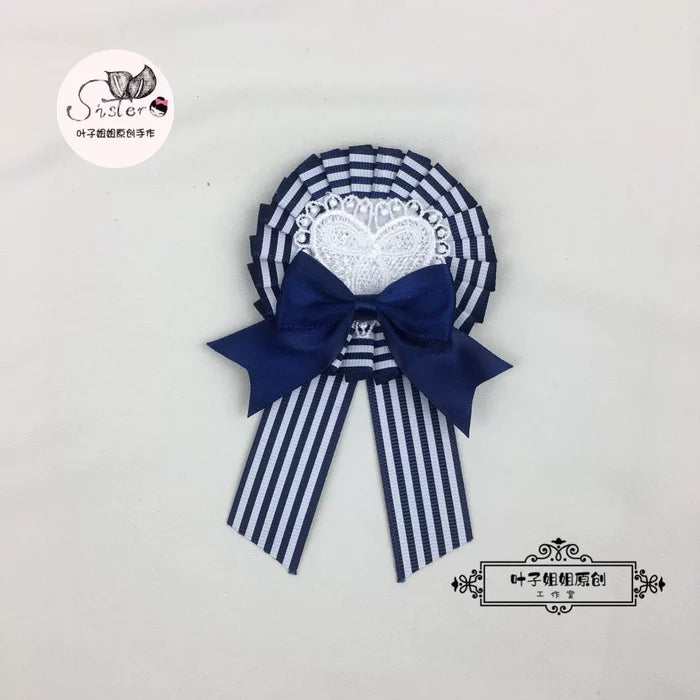 Lace Heart Rosette
