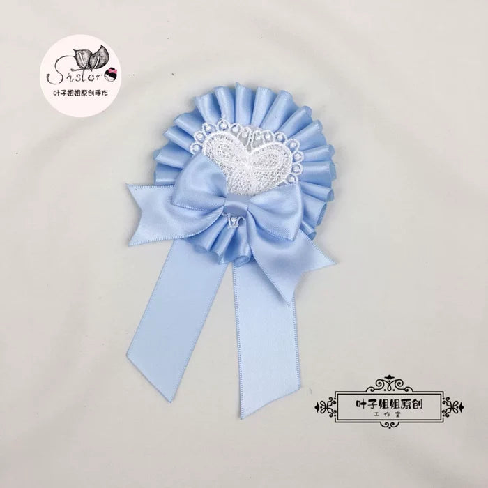 Lace Heart Rosette