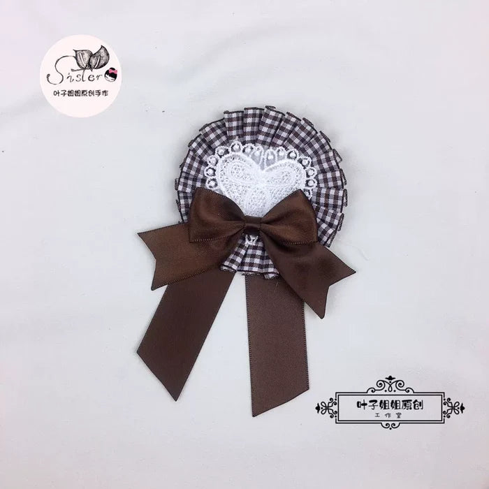 Lace Heart Rosette
