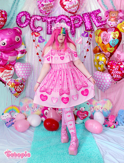 Lacy Heart Frilly Strap Dress