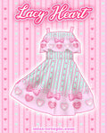 Lacy Heart Frilly Strap Dress