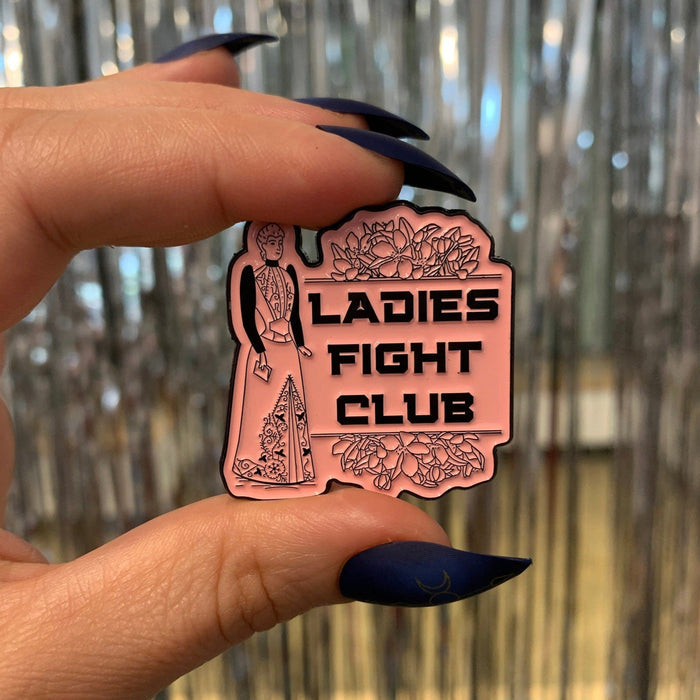 Ladies Fight Club Enamel Pin