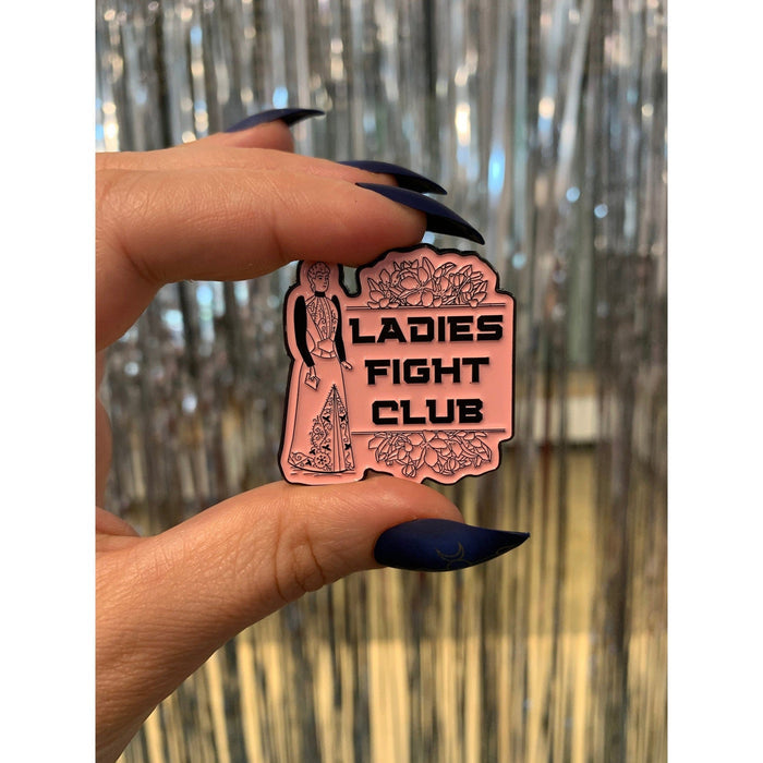 Ladies Fight Club Enamel Pin