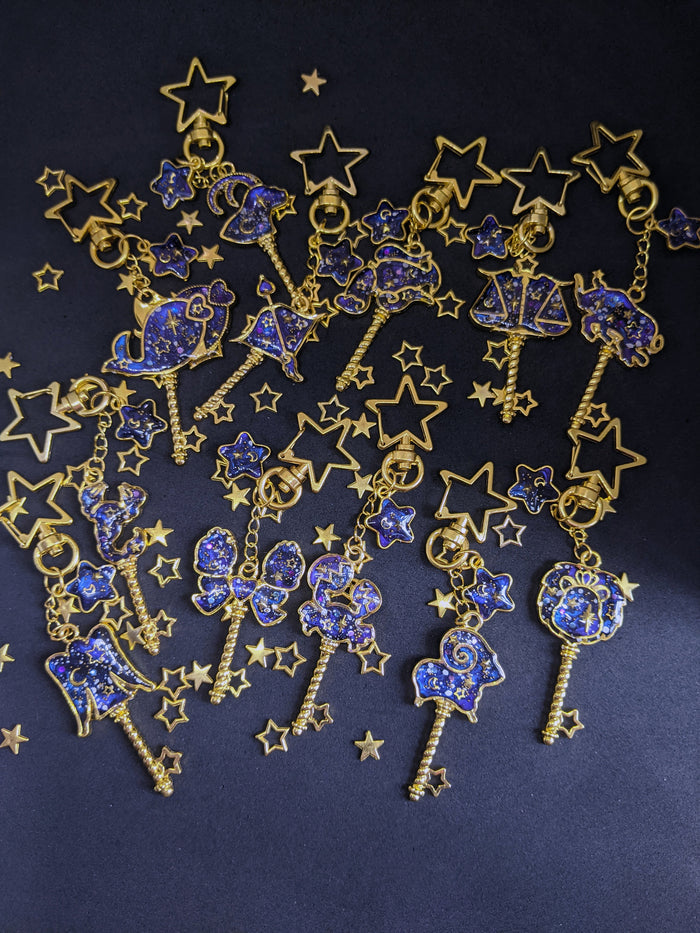 Libra: Celestial Zodiac Key Keychain - Lolita Collective