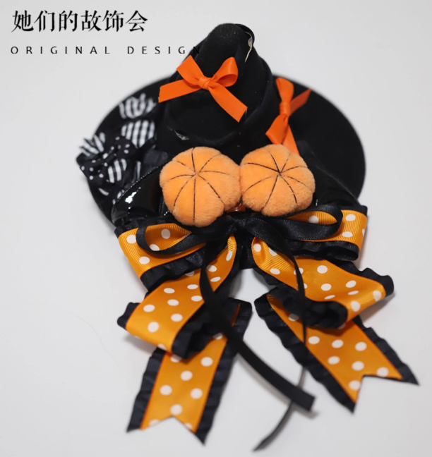 Light-Up Pumpkin Witch Hat