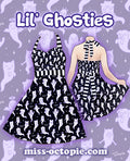 Lil' Ghosties Halter Swing Dress
