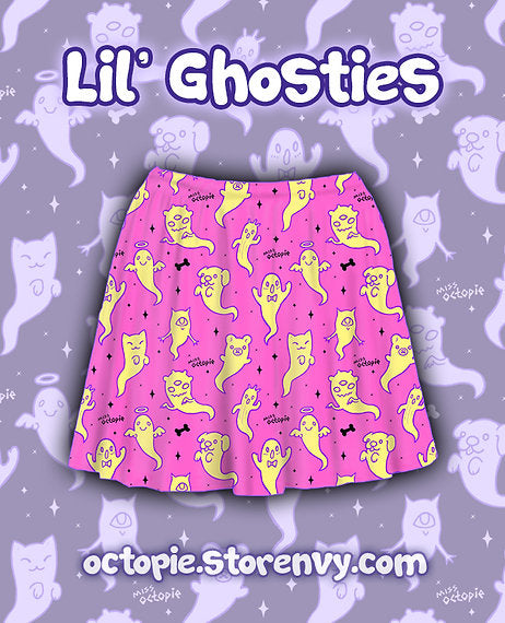 Lil' Ghosties Skater Skirt