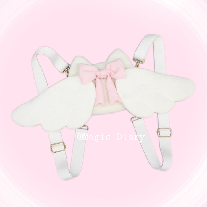 Little Angel and Devil Plush Backpack