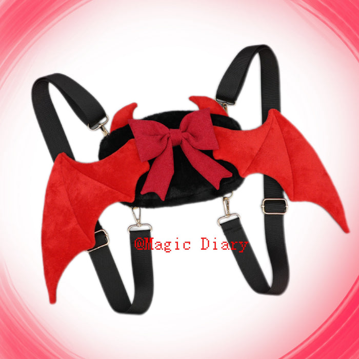 Little Angel and Devil Plush Backpack