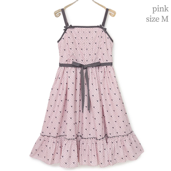Little Dot Heart Jumperskirt Dress