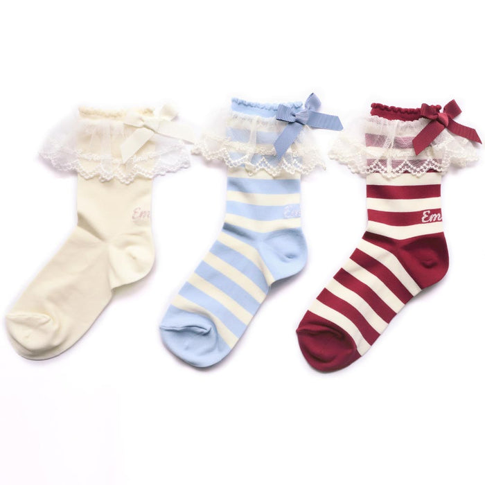Logo Lace Socks