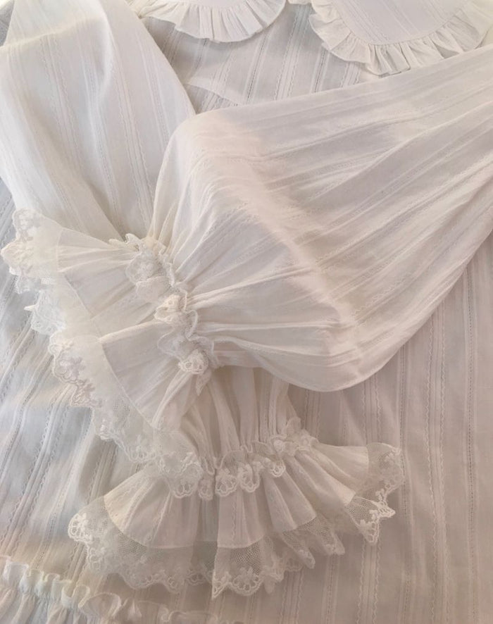 Loose Long Sleeve Blouse (Multiple Sizes) - Lolita Collective