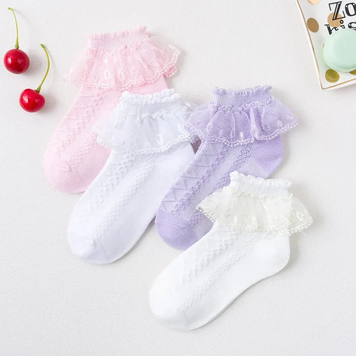 Lovely Lacy Ankle Socks