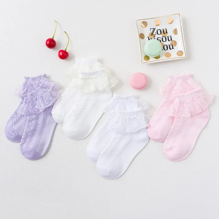 Lovely Lacy Ankle Socks