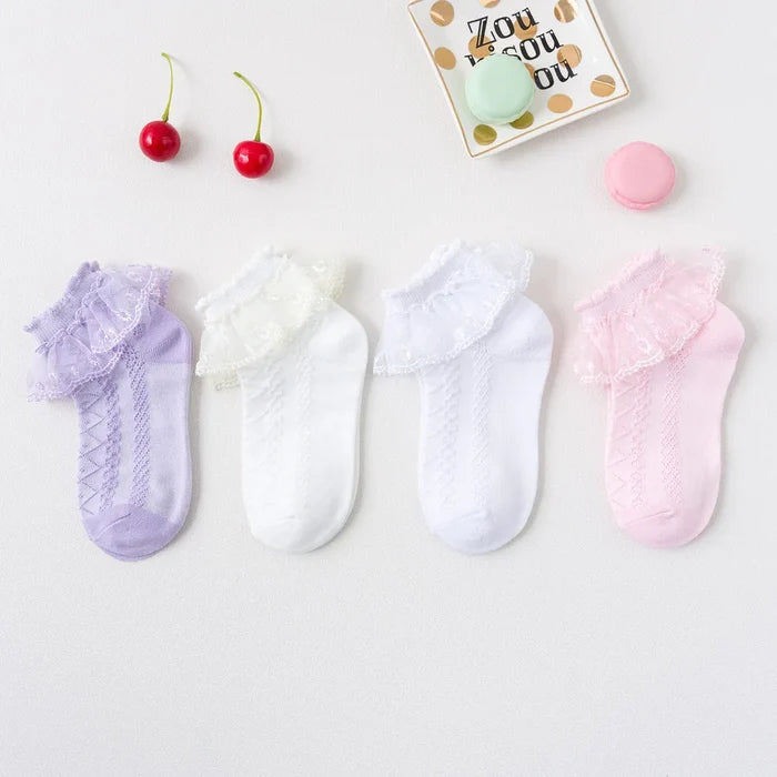 Lovely Lacy Ankle Socks