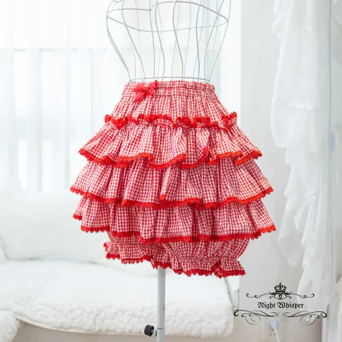 Macaron Bloomer in Red