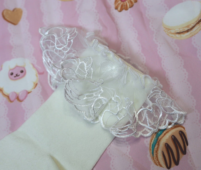 Macaron Lace Socks