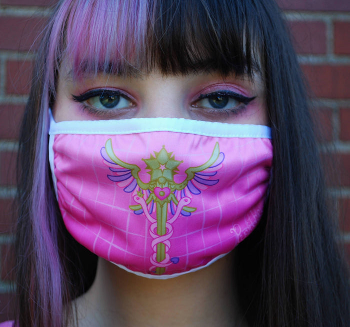 Magical Girl First Aid Kit Face Mask (2 Colors) - Lolita Collective