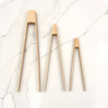 Maple Wood Tongs - 11"/9"/7"