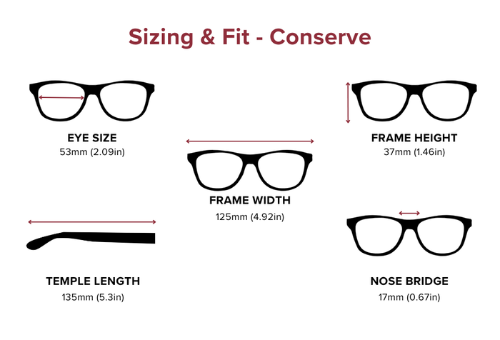 DebSpecs Large-size eyewear fit guide Maria