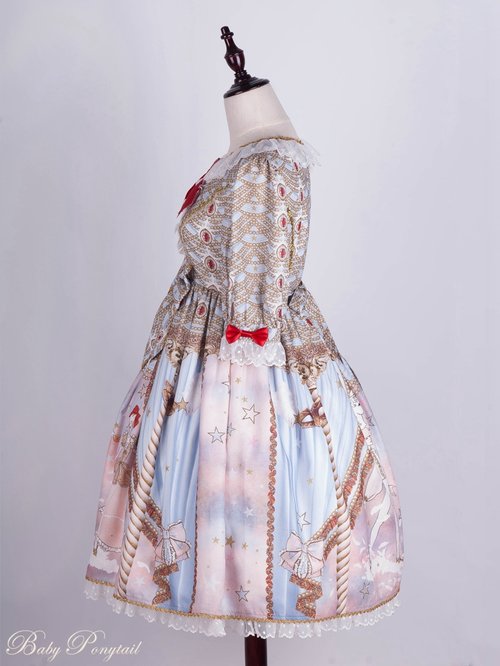 Masquerade Ballet Onepiece in Light Blue - Lolita Collective