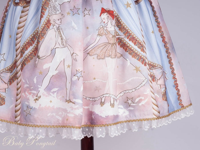 Masquerade Ballet Onepiece in Light Blue - Lolita Collective