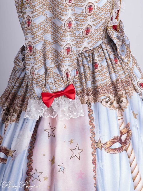 Masquerade Ballet Onepiece in Light Blue - Lolita Collective