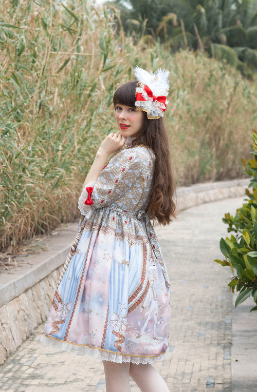 Masquerade Ballet Onepiece in Light Blue - Lolita Collective