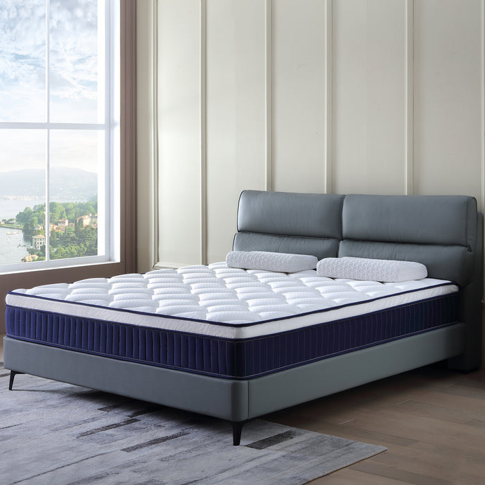 Medium Hybrid Mattress Pocket Spring with CertiPUR-US Certified Foam
10 inch Hybrid Mattress in a Box,Individual Pocket coil, Medium Firm, Memory Foam Mattress