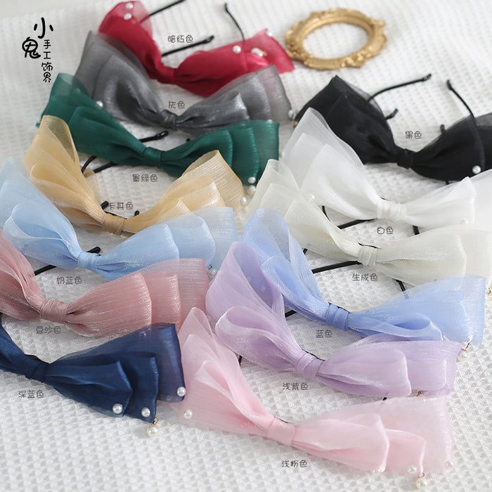 Mermaid Pearl Headbow