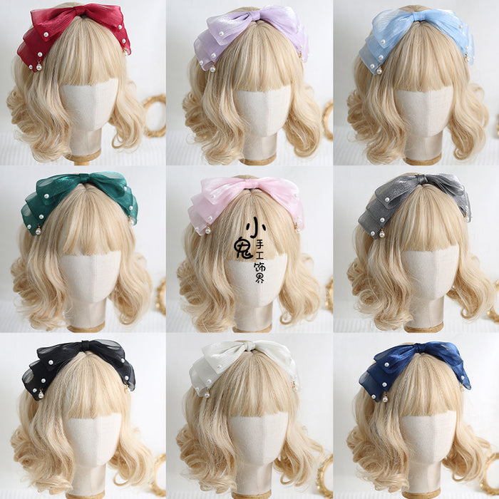 Mermaid Pearl Headbow