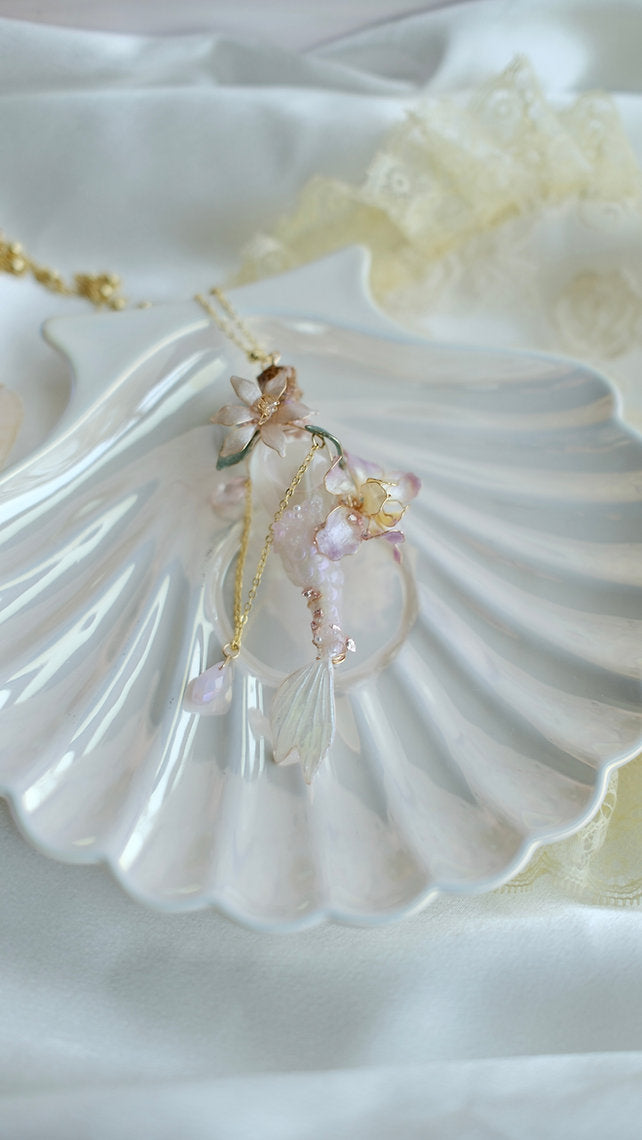 Mermaid Potion Bottle Necklace