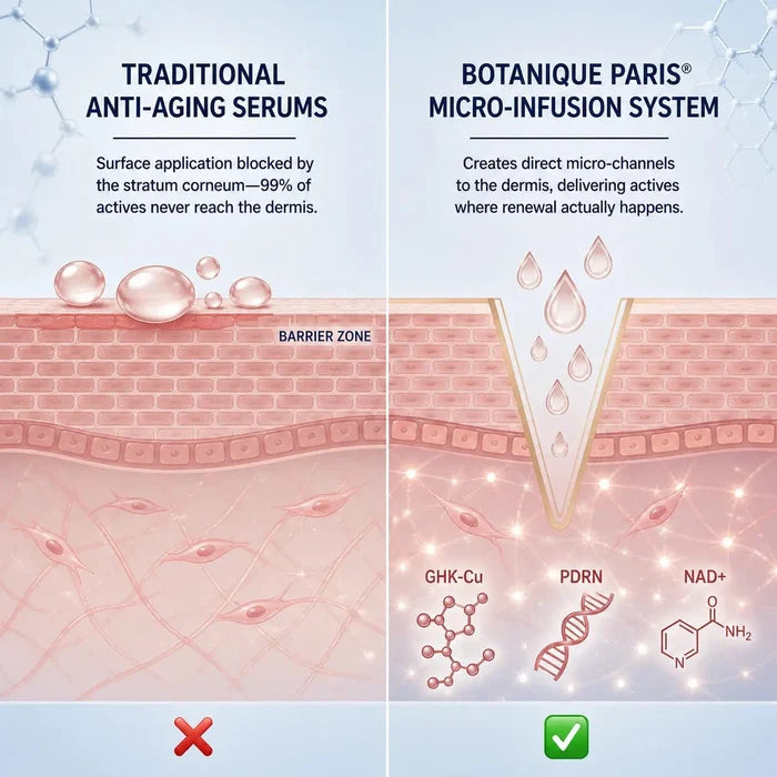 Multi - Peptide Micro - Infusion System 2.0 for Hooded Eyes - PDRN + GHK - Cu + NAD⁺ - Botanique Paris