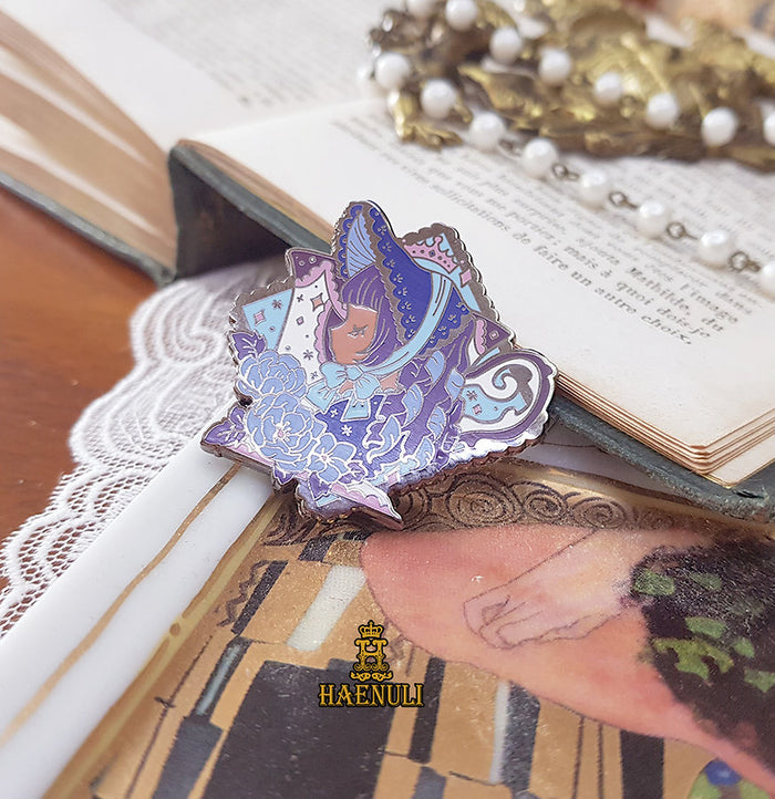 Midnight Blue Lolita Enamel Pin