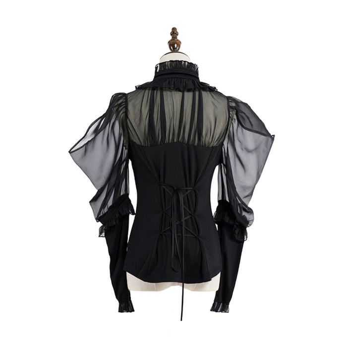 Midnight Star Off-Shoulder Blouse