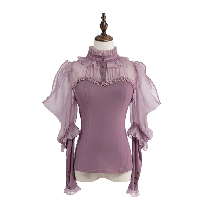 Midnight Star Off-Shoulder Blouse